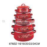 Enamel Casserole Set thumbnail-1