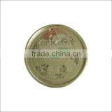 EOE 307# Contain Fish & Meat Tin Plate EASY Open Cover