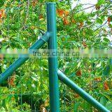 PVC Multi Post for Welded Fence Green PVC Round Fence Post