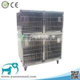 Customizable Order 304 Stainless Steel Veterinary Pet Animal Cage for Dog Cheap