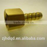 NPT/BSPP/BSPT Brass Hydraulic Female Hose Barb Fitting thumbnail-1