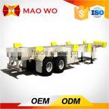 2017 20 ft 3 Axle Bare Frame Skeleton Container Semi Trailer thumbnail-3