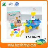 Kids Plastic Outdoor Summer Sand Beach Toys Table Set Sand Play Tools thumbnail-6