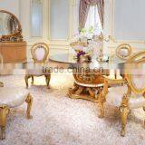 French New Classic Dining Room Furniture Buffet Sideboard Cabinet With Mirror Antique Floral Wooden Carved Commode Cupboard thumbnail-3