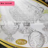 2014 New Glass Bowl ,wholesale 7pcs Glass Set thumbnail-1
