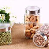 900ml Square Candy Glass Jar Square Food Glass Jar Square Glass Jar With Lid thumbnail-5