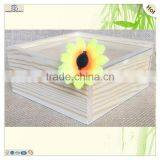 Cute Decorating Painted Square Wooden Chocolate Gift Box thumbnail-6