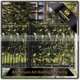 Villa Garden Decoration Powder Coated Cast Metal Aluminum Garden Border Fence thumbnail-6