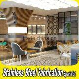 Custom Made Luxurious Stainless Steel Restaurant Interior Decor Project thumbnail-1