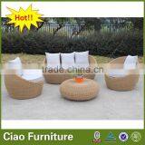 Garden Furniture Outdoor Rattan Outdoor Egg Sofa Set thumbnail-4