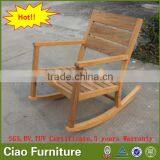 Garden Teak Furniture Wooden Rocking Chair for Sale thumbnail-1