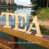 Free Standing Unpainted Wooden Lettter Words Natural Pine Wood Home Bedroom Decoration Wooden Crafts Word thumbnail-1