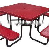 Outdoor Metal Assemble Table And Chairs thumbnail-2