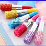 Promotional Lip Rouge Stationery Ball Pen With Diamond Gift thumbnail-1
