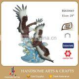 Resin Animal Large Eagle Statues Garden Statue Eagle thumbnail-1