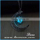 Glowing Necklace New Style Moon Start Pendant Necklace,luminous Necklace thumbnail-2
