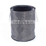 HOT SALE! Cotton Rope Hand Solid Laundry Basket Foldable With Teslin Waterproof thumbnail-4