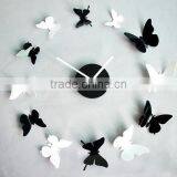 Home Decor 3D DIY 12 Butterfly Day Time Wall Clock thumbnail-1