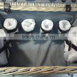 Custom China Manufacture Export Nice Quality Empty Handmade Cheap Large Wicker Picnic Basket thumbnail-6