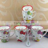 Cartoon Mug Porcelain Cup With Spoon thumbnail-1