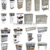 Household Wood Standing Cabinet Wood Shelf Organizer thumbnail-2