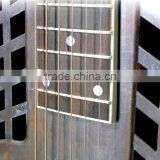Ancient Finish Copper Alloy Body Tri-cone Resonator Guitar thumbnail-6