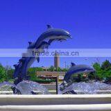 High Quality Garden Decoration Outdoor Dolphin Water Fountain thumbnail-4