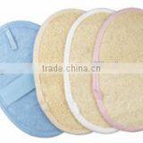 Oval Loofah Pad Terry Back thumbnail-1