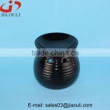 Wholesale Aroma Burner Black and White Ceramic Oil Warmers, Incense Holder thumbnail-2
