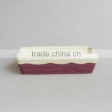 New Design Wave Rectangle Ceramic Baking Plate thumbnail-1