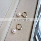 18k gold 7.5-8mm akoya pearl round earrings designs