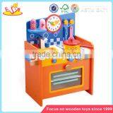 Wholesale Hot Sale Kids Wooden Microwave Oven Toy Interesting Wooden Microwave Oven Toy W10C047 thumbnail-2