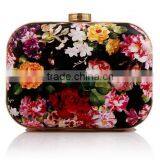 Flower Colorful Printed Party Bag Lady Fancy Clutch Bag thumbnail-2