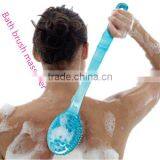 Colorful Long Handled Body Bath Shower Back Brush Scrubber Skin Cleaning Massager thumbnail-1