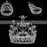 2016 Hot Selling Bridal Jewelry Pageant Rhinestone Big Fashion Crown thumbnail-2