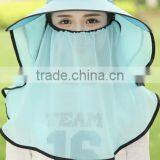 Korean Edition Sun Hat Hat Female Summer Lace Protection of Neck Neck Eaves Sunscreen Caps ms Outdoor Cycling Caps thumbnail-4