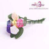 Cheap Decorative Satin Ribbon Roses Artificial Flowers Wholesale thumbnail-1