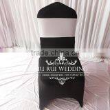 Colorful Pre - Tie Bow Spandex Chair Band Lycra Chair SashFor Wedding Decor thumbnail-6