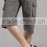 Man Shorts, MTM Service, Half Leg Length Shorts, Gray Shorts thumbnail-1