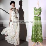 2016 New Model One Piece Dress Lace White Dress Evening Dress Patterns thumbnail-1