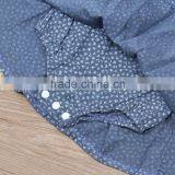 Hot Sale Baby Girl 2017 New Summer Clothes Children Boutique Printing Wholesale Cheap Blue Wave Point Kid Girl Child Dress thumbnail-3