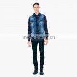 OEM Supply Fitted Sleeveless Denim Jacket for Men thumbnail-4