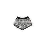 Black and White Couple Beach Shorts thumbnail-4