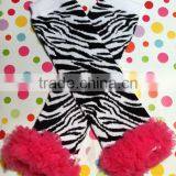 2014 Wholesale Baby Leggings Baby Leg Warmers Monster Gloves Pink Zebra Cotton Ruffle Leg Warmers For Kids thumbnail-3