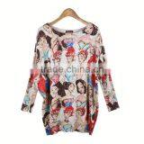 Ladies Sweater Round Neck Sweater Knitting Pattern thumbnail-1