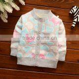 Zm40654b Baby Kids New Design 3D Embossed Warm Coat Children Soft Cardigan thumbnail-2