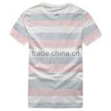 Colorful Striped no Design T-shirt for Men thumbnail-2