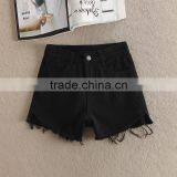 Summer Fashion Irregular Females Washable and Loose Cowboy Shorts Hot Shorts With Macrame thumbnail-6