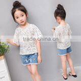 S17357A 2017 New Style Tops For Children Girls Cute Blouse Designs thumbnail-2
