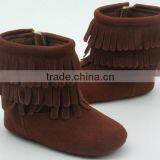 Three Layers Handmade Lovely Soft Sole Moccasins Baby Boots thumbnail-2